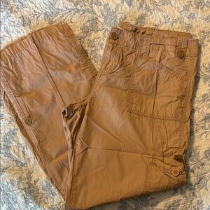 GAP Surplus Lightweight Women's Tan Cargo Pants